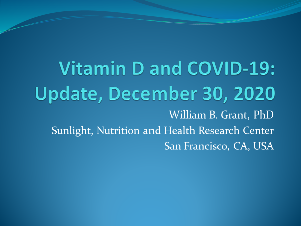 Power Point Presentation - Update 12/30/2020
